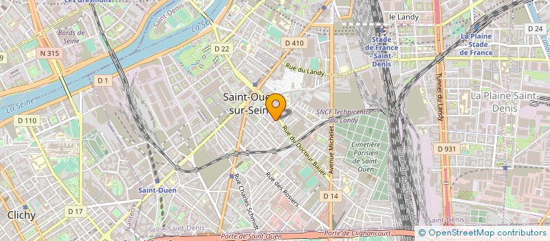 localisation de l'entreprise LE PROGRES à SAINT-OUEN-SUR-SEINE