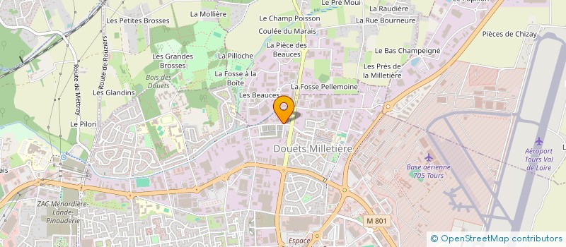 localisation de l'entreprise LE PROGRES  TOURS