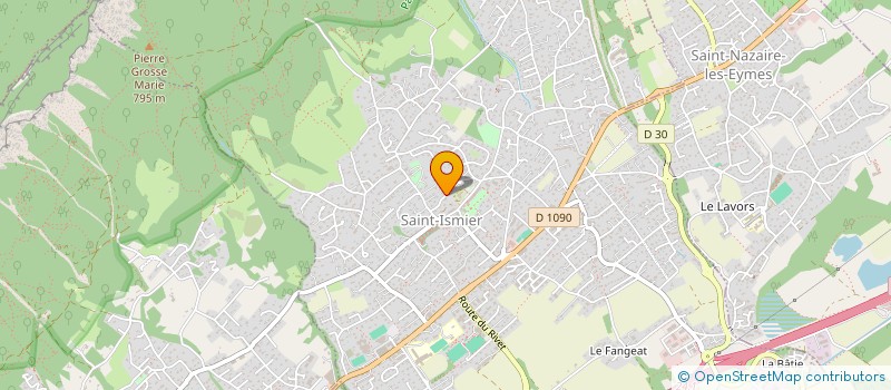 localisation de l'entreprise LE PROJET  SAINT-ISMIER