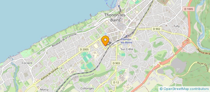 localisation de l'entreprise LE PROJET BANQUISE  THONON-LES-BAINS