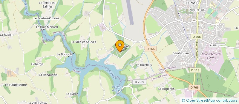 localisation de l'entreprise LE PROJET CONSTRUIT à PLEURTUIT