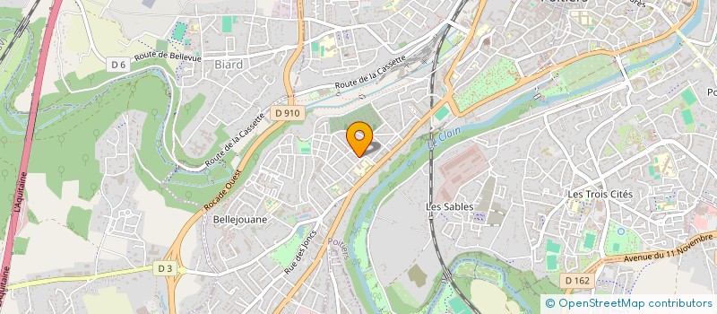 localisation de l'entreprise LE PROJET PHOENIX à POITIERS