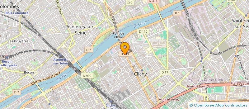 localisation de l'entreprise LE PROLETAIRE à CLICHY