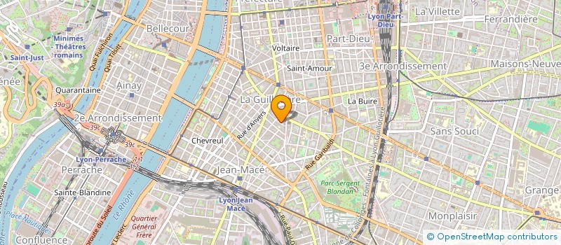 localisation de l'entreprise LE PROPRIETAIRE  LYON