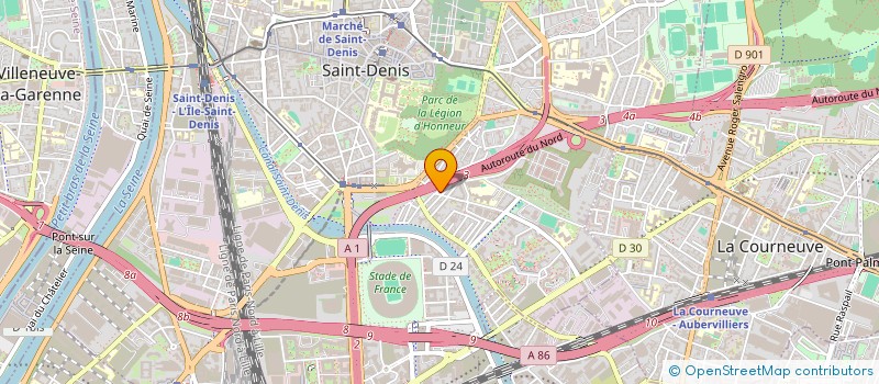 localisation de l'entreprise LE PROPRIETAIRE DU TEMPS  SAINT-DENIS