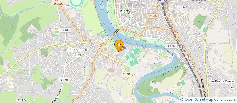 localisation de l'entreprise LE PROU  BELLERIVE-SUR-ALLIER