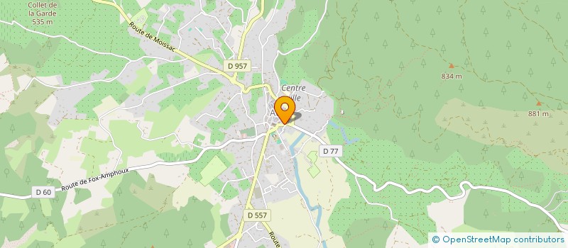 localisation de l'entreprise LE PROVENCAL CLM  AUPS