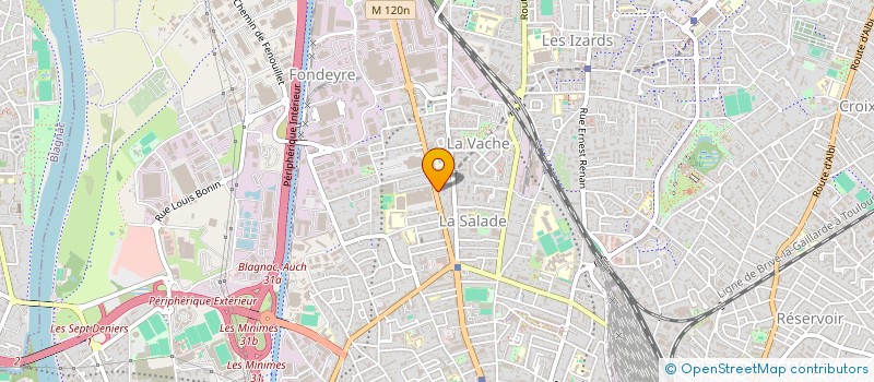 localisation de l'entreprise LE PSYCHOLOGUE DANS LA CITE ASS à TOULOUSE
