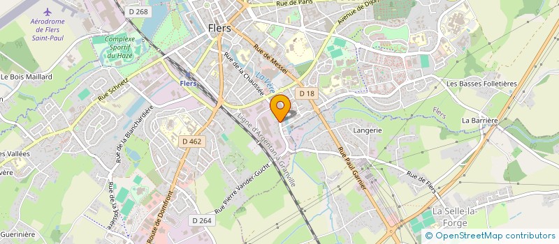 localisation de l'entreprise LE PTIT BOUCHON  FLERS