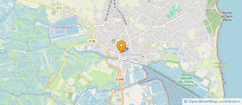 localisation de l'entreprise LE PTIT FRANC  NOIRMOUTIER-EN-L'ILE