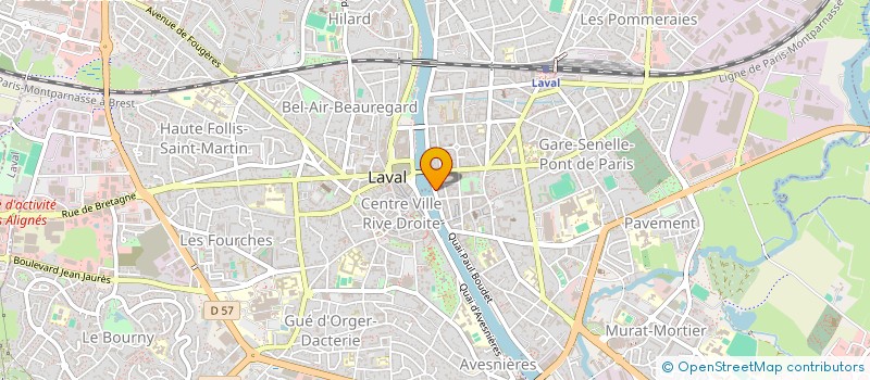 localisation de l'entreprise LE PUB à LAVAL