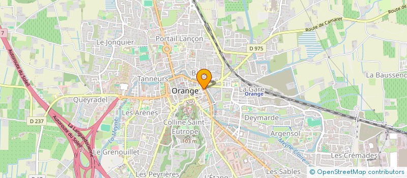 localisation de l'entreprise LE PUB  ORANGE
