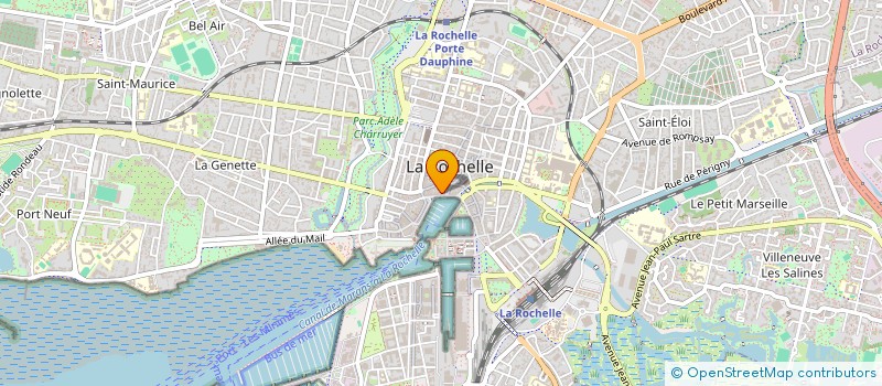 localisation de l'entreprise LE PUB L.R.  LA ROCHELLE