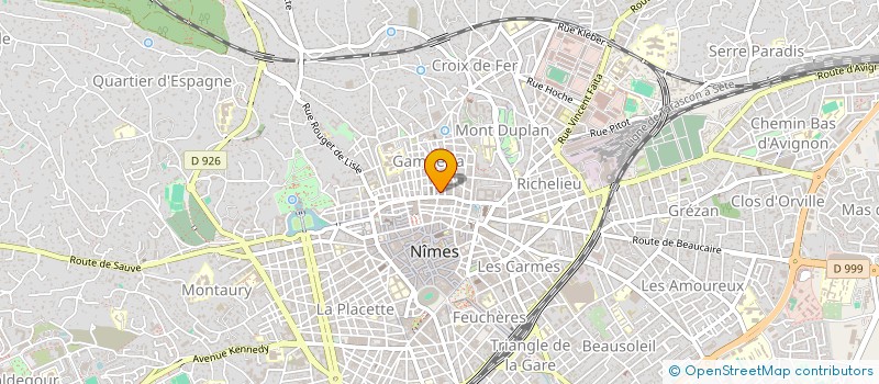 localisation de l'entreprise LE PUB ST CHARLES à NIMES