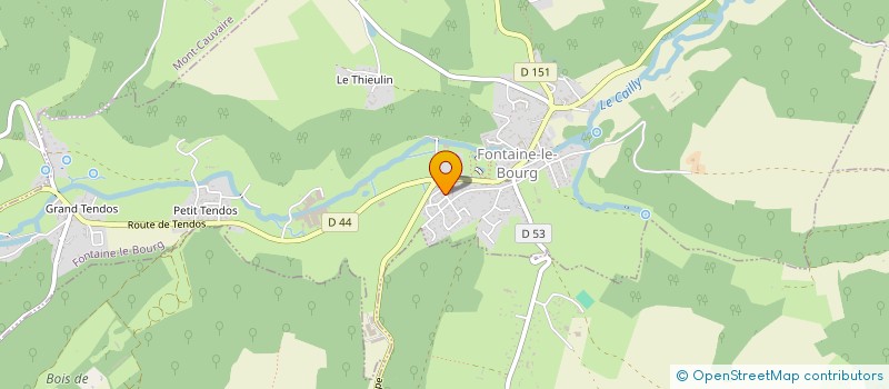 localisation de l'entreprise LE PUCHEUX  FONTAINE-LE-BOURG