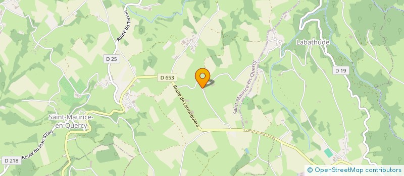 localisation de l'entreprise LE PUECH à SAINT-MAURICE-EN-QUERCY