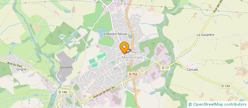 localisation de l'entreprise LE PUISET DE CULTURE à MONTREVAULT-SUR-EVRE