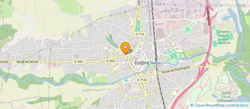 localisation de l'entreprise LE PUIT DE LEGUMES  ISSOIRE