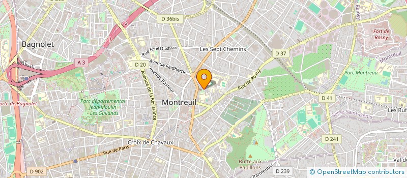 localisation de l'entreprise LE PUIT DE SYCHAR à MONTREUIL