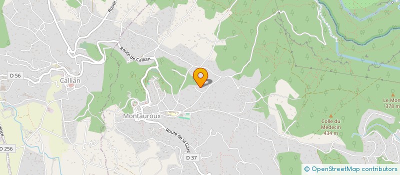 localisation de l'entreprise LE PUITS  MONTAUROUX