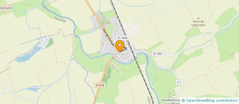 localisation de l'entreprise LE PUITS AUX LIVRES  SPINCOURT
