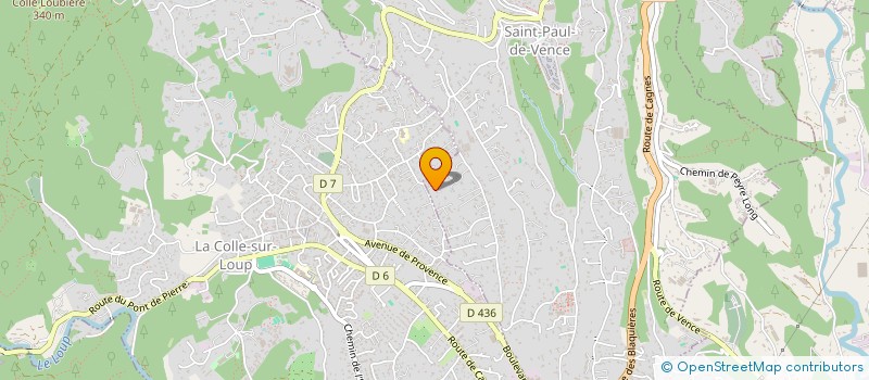 localisation de l'entreprise LE PUITS CACHE  SAINT-PAUL-DE-VENCE