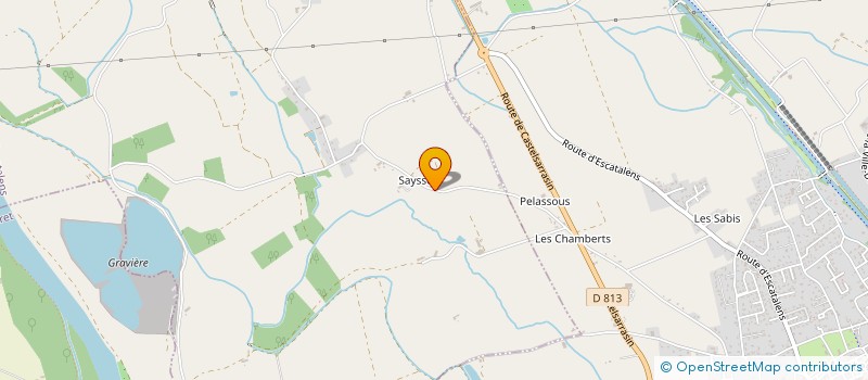 localisation de l'entreprise LE PUITS CARRE  ESCATALENS