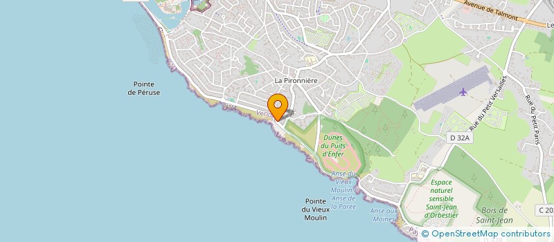 localisation de l'entreprise LE PUITS D'ENFER à LES SABLES D'OLONNE