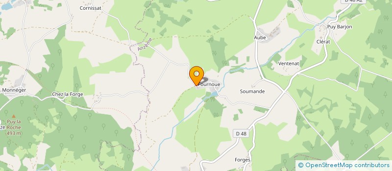 localisation de l'entreprise LE PUITS DE LA CROIX  ANZEME