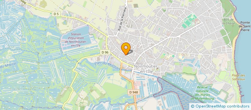 localisation de l'entreprise LE PUITS DE LORRAINE  NOIRMOUTIER-EN-L'ILE