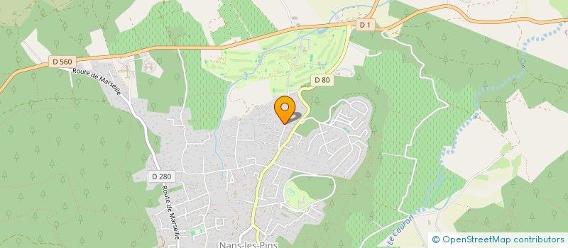 localisation de l'entreprise LE PUITS DE MARIN  NANS-LES-PINS