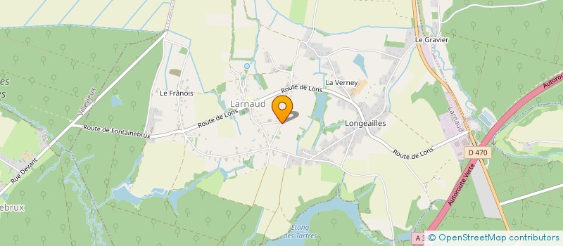 localisation de l'entreprise LE PUITS DES GOULUS  LARNAUD