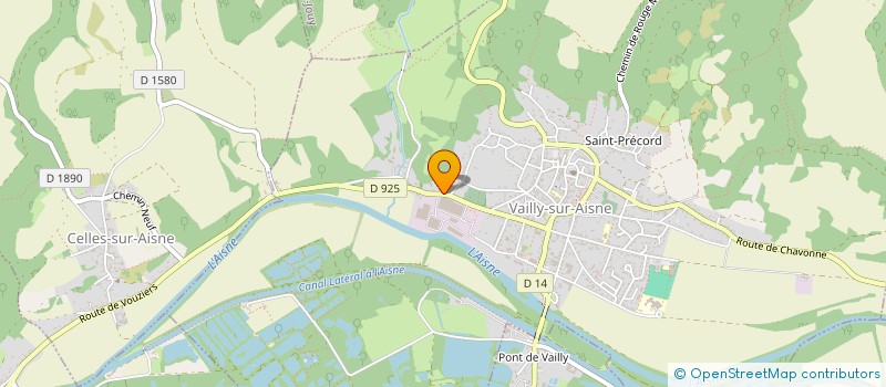 localisation de l'entreprise LE PUITS JEANNE D'ARC  VAILLY-SUR-AISNE