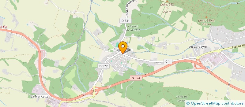 localisation de l'entreprise LE PUITS SAINT JACQUES à PUJAUDRAN