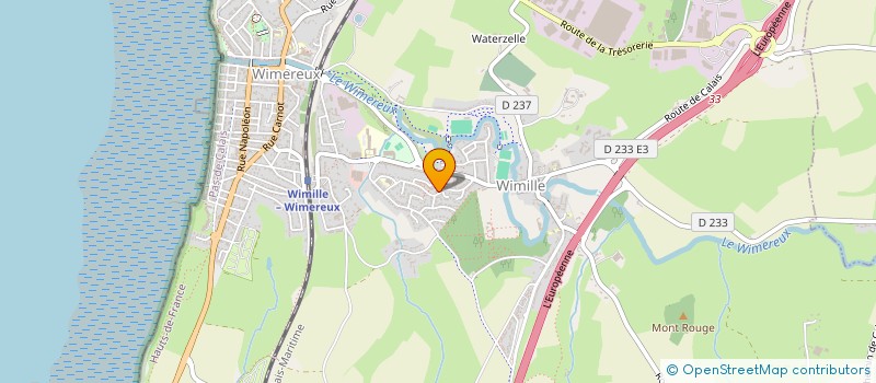 localisation de l'entreprise LE PUITS SAUVAGE  WIMEREUX