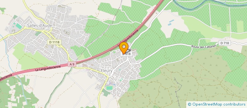 localisation de l'entreprise LE PUITS SUR  FLEURY