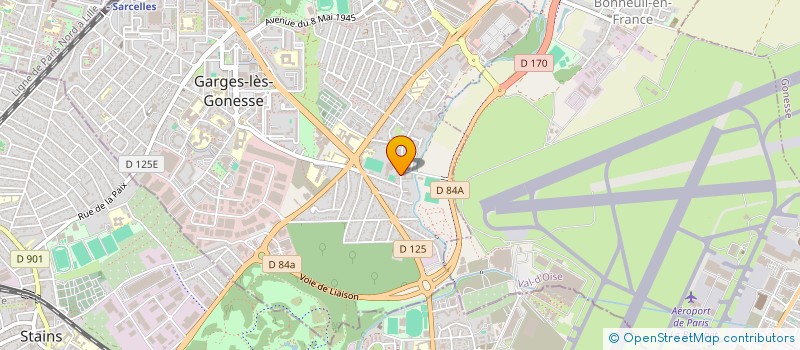 localisation de l'entreprise LE PULL NOIR à GARGES-LES-GONESSE