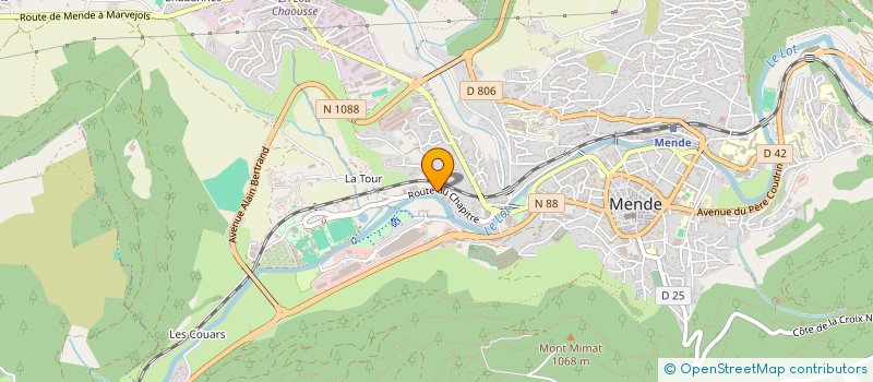 localisation de l'entreprise LE PULP  MENDE