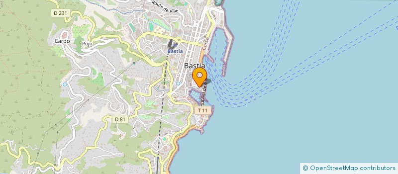localisation de l'entreprise LE PULP à BASTIA