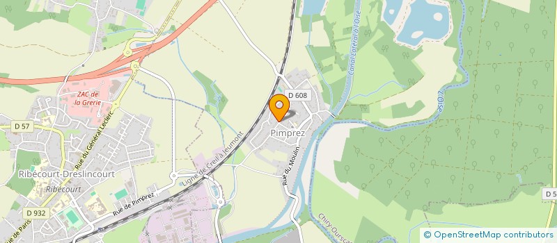 localisation de l'entreprise LE PUPUCE TRAIL  PIMPREZ