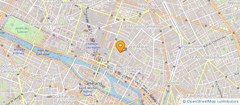 localisation de l'entreprise LE PUR BAR  PARIS