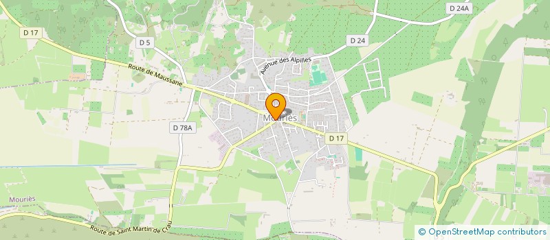 localisation de l'entreprise LE PURGATOIRE  MOURIES