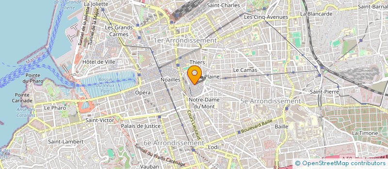 localisation de l'entreprise LE PURPLE à MARSEILLE