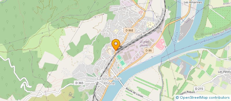 localisation de l'entreprise LE PUY  LA VOULTE-SUR-RHONE