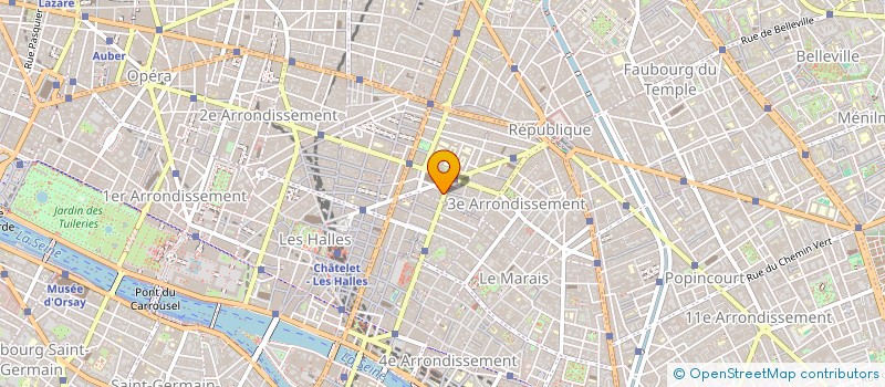 localisation de l'entreprise LE PUY DES ARTS II  PARIS