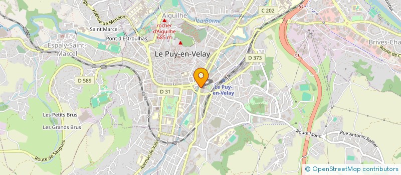 localisation de l'entreprise LE PUY PETANQUE à LE PUY-EN-VELAY