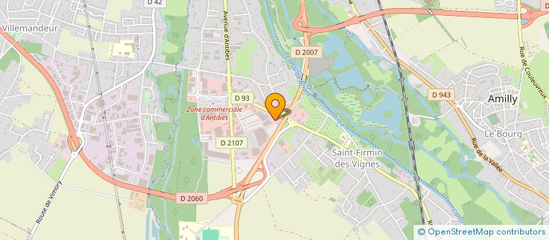 localisation de l'entreprise LE PUYSEAU DEVELOPPEMENT  AMILLY