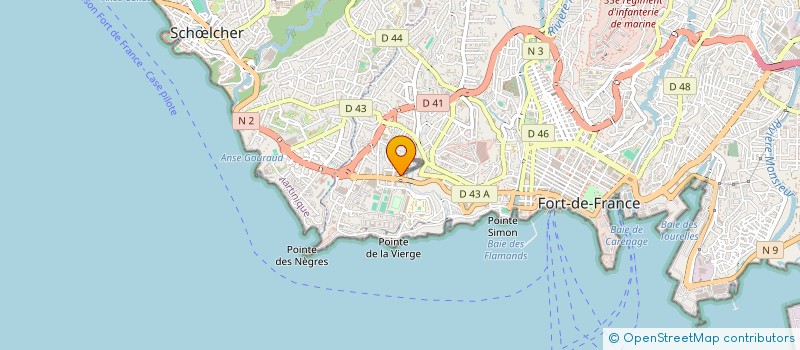 localisation de l'entreprise LE PYTAYA à FORT-DE-FRANCE