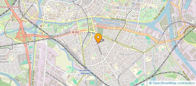 localisation de l'entreprise LE PYTHAGORE à STRASBOURG