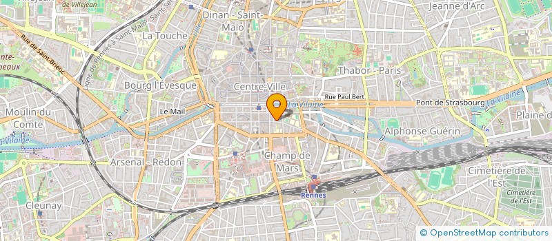 localisation de l'entreprise LE Q DE POULE à RENNES